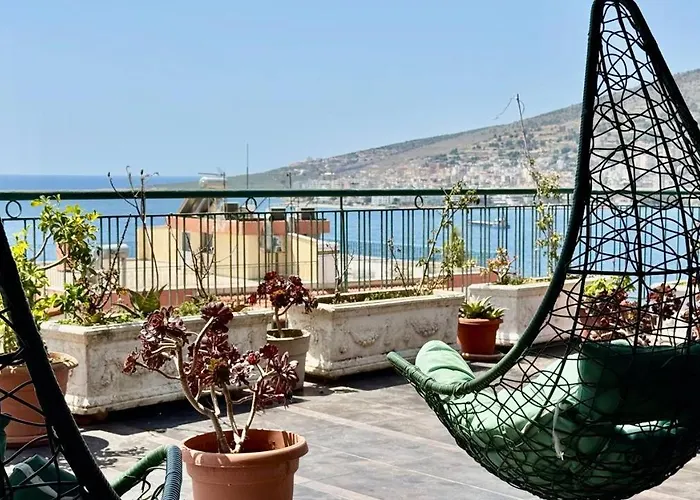 Orange Sea View Penthouse Saranda