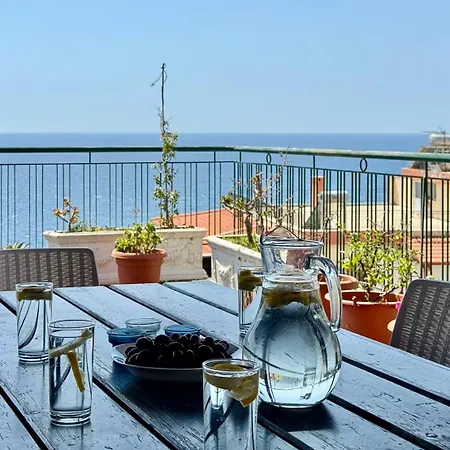 Orange Sea View Penthouse Apartment Sarande
